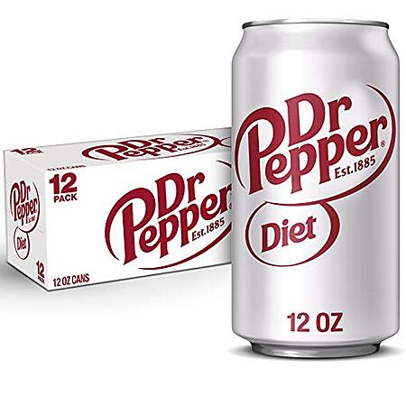 12-Pack 12-Oz Diet Dr Pepper Soda Soft Drink Beverage 3 for $14.80 w/ Subscribe & Save