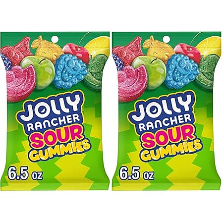 2-Pack 6.5-Oz Jolly Rancher Gummies Sours Assorted Fruit Flavored Candy $3.50 w/ Subscribe & Save