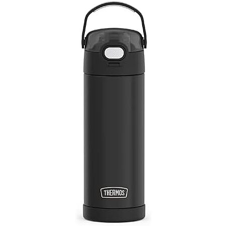 16-Oz Thermos FUNtainer Stainless Steel Vacuum Insulated Water Bottle (Black) $12 
