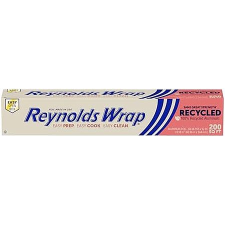 [SnS] $6.69 | 200-Sq Ft Reynolds Wrap Recycled Aluminum Foil at Amazon