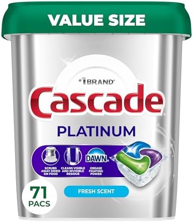 Select Accounts: 71-Count Cascade Platinum Dishwasher Pods (Fresh Scent) $14.95 w/ Subscribe & Save