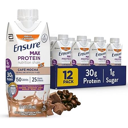12-pk 11-oz Ensure Max Protein Shake (various) from $11.50 & More w/ Subscribe & Save