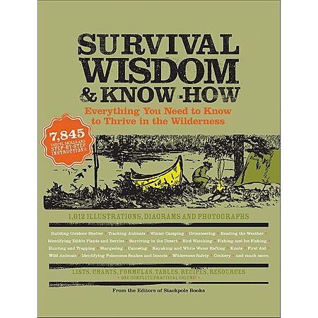 $2.99 | Survival Wisdom & Know How: Everything You Need to Know to Thrive in the Wilderness (Wisdom & Know-How) (eBook) by CC The Editors of Stackpole Books