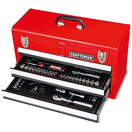 $79.98* | 104-Piece Craftsman 1/4" & 3/8" Drive SAE Mechanics Tool Set + 10% Back w/ Prime Visa Card at Amazon