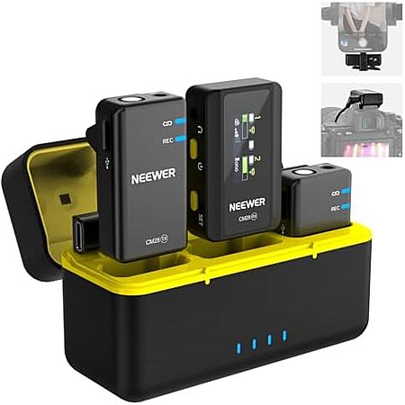 $50.99* | Neewer CM28 Pro Wireless Microphone System w/ Portable Charging Case at Amazon
