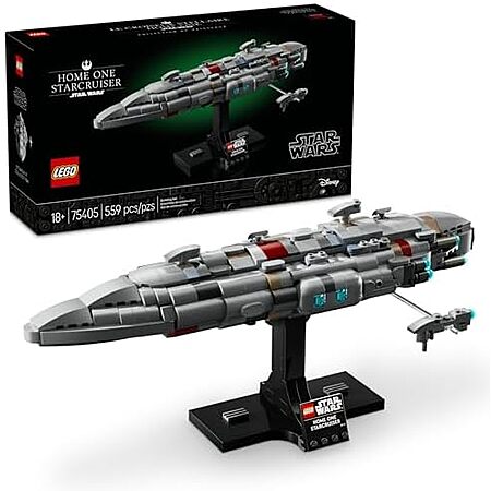 $44.79* | 559-Piece LEGO Star Wars: Starship Collection - Home One Starcruiser (75405, 2025) at Amazon (2 replies)