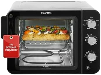 $75.99 | Instant Pot No Preheat Required 4-Slice Air Fryer Toaster Oven with InstantHeat Technology at Amazon