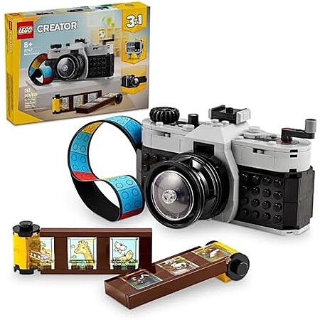 $15.99* | 261-Piece LEGO Creator: 3 in 1 - Retro Camera (31147, 2024) at Amazon