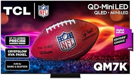 75" TCL 75QM7K 4K 144Hz Mini LED QLED TV