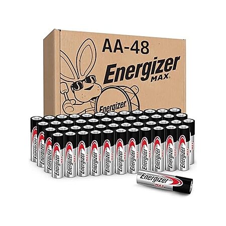 48-Ct Energizer MAX AA Alkaline Batteries