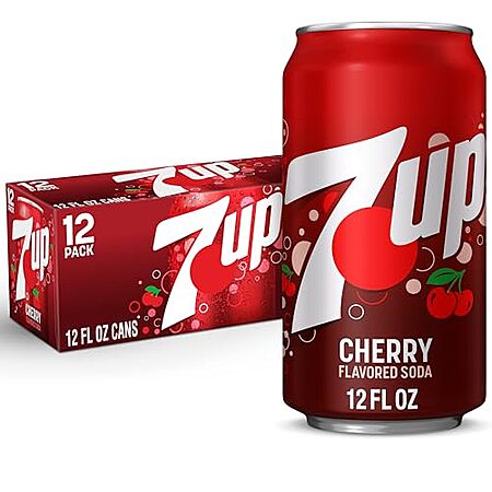 12-pk 12-oz 7UP Cherry Flavored Soda