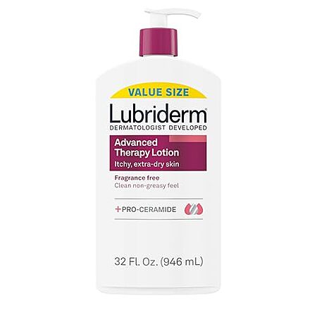 Select Accts: 32-Oz Lubriderm Advanced Therapy Fragrance-Free Hand & Body Lotion