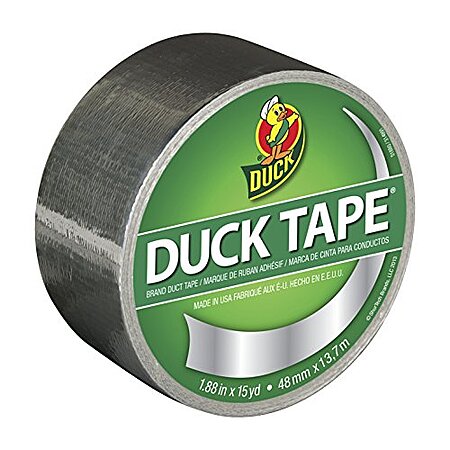 Duck Brand 1.88" x 15-Yard Metallic Duct Tape (Chrome)