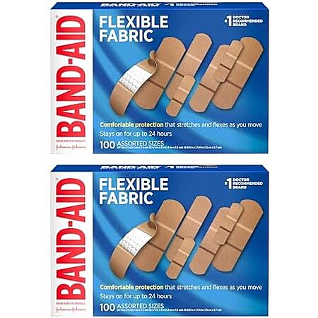 Select Accounts: 2-Pk 100-Ct Band-Aid Flexible Fabric Adhesive Bandages