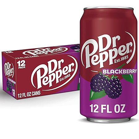12-pk 12-oz Dr Pepper Blackberry Soda