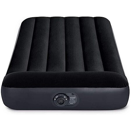 10" Intex Dura-Beam Pillow Top Twin Air Mattress w/ Built-in Electric Pump