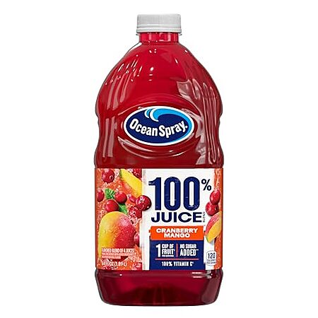 64-Oz Ocean Spray 100% Juice Cranberry Mango Juice Blend