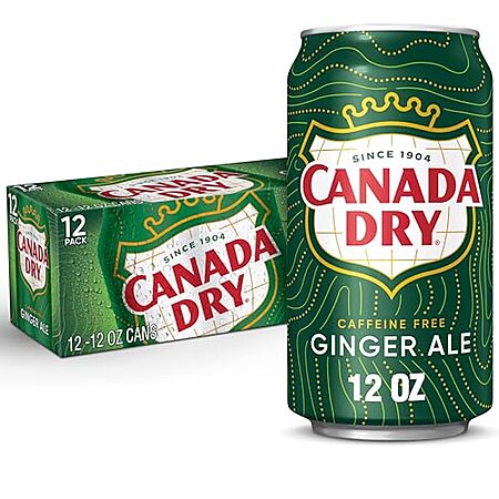 12-Pk 12-Oz Canada Dry Ginger Ale Soda