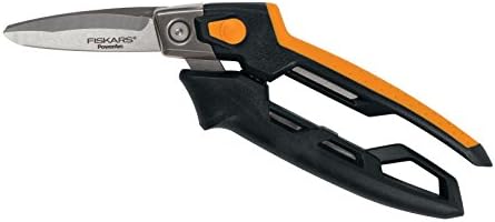 8" Fiskars Pro PowerArc Steel Straight Cut Offset Snips