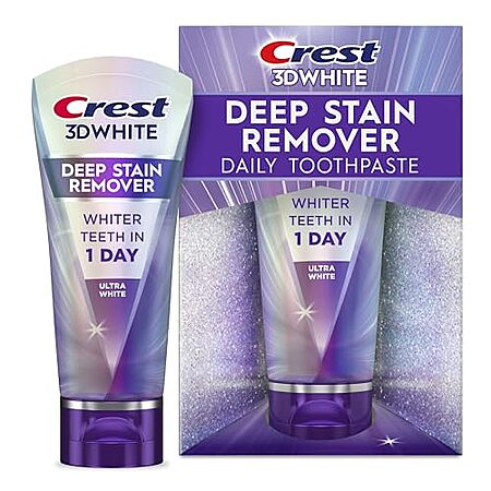 2.1-Oz Crest 3DWhite Brilliance Deep Stain Remover Ultra White Toothpaste (Mint)