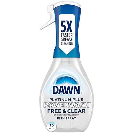 Dawn Powerwash Free & Clear Dish Spray Starter Kit (Light Pear) $2.75 w/ S&S