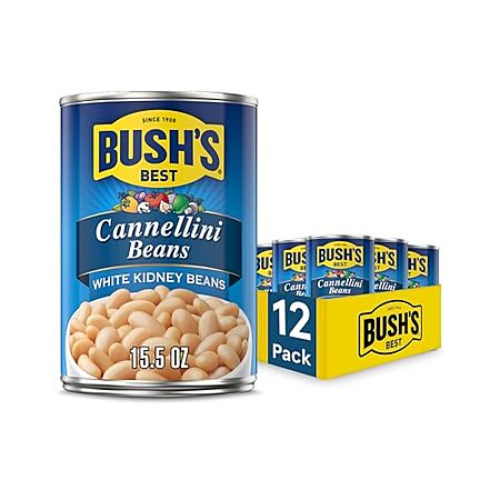 [SnS, AC] $9.51* | 12-Pack 15.5-Oz Bush's Best Canned Cannellini Beans at Amazon