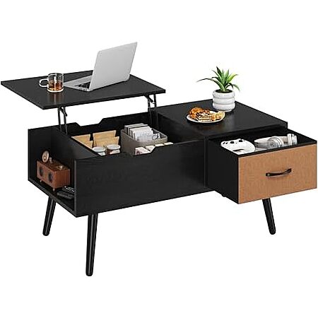 $46.74* | 39.5" Yaheetech Lift-Top Coffee Table w/ Hidden Storage & Drawer at Amazon