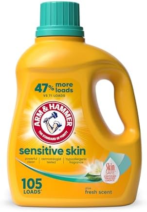 Select Accounts: 105-Oz Arm & Hammer Sensitive Skin Liquid Laundry Detergent $6.55 w/ S&S