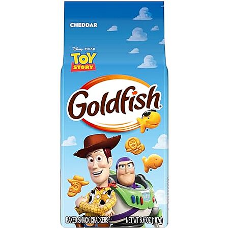 [SnS, AC] $3.95 | 2 × 6.6-Oz Goldfish Disney Pixar Toy Story Cheddar Cheese Crackers ($1.97 each) at Amazon