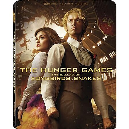 $14.99 | The Hunger Games: The Ballad of Songbirds and Snakes (4K Ultra HD + Blu-ray + Digital 4K) at Amazon