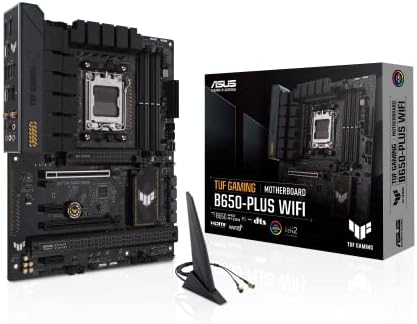 $109.99 | ASUS TUF GAMING B650-PLUS WIFI AMD B650 AM5 Ryzen Desktop 9000 8000 and 7000 ATX motherboard at Amazon