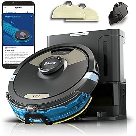 $298.99* | Shark AI Ultra 2-in-1 Robot Vacuum & Mop Combo w/ 60-Day Debris Capacity (Black/Gold, AV2610WA) at Amazon