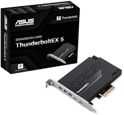 [Resale, AC] $81.94 | ASUS ThunderboltEX 5 Expansion Card (Used - Like New) at Amazon