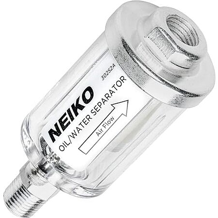$7.99 | NEIKO 30252A Water and Oil Separator for Air Line at Amazon