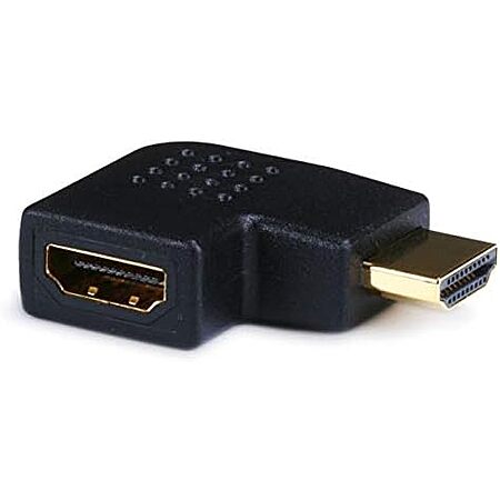 $3.09 | Monoprice HDMI Right Angle Port Saver Adapter (Male to Female) at Amazon