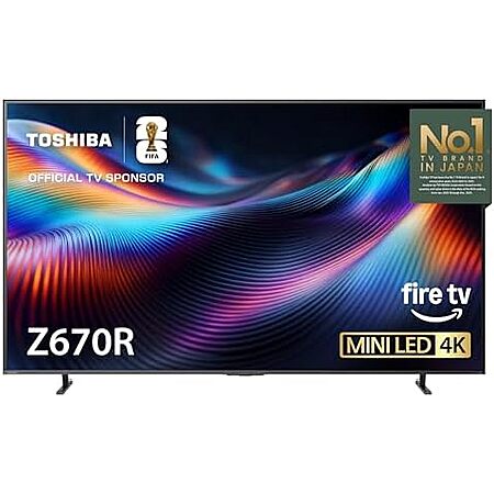 $2299.99* | Toshiba 100" Z670 Series Mini-LED 4K UHD Smart Fire TV (100Z670R, 2026 New) at Amazon
