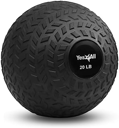 $17.80 | 20-Lb Yes4All Upgraded Fitness Slam Medicine Ball (Black) at Amazon