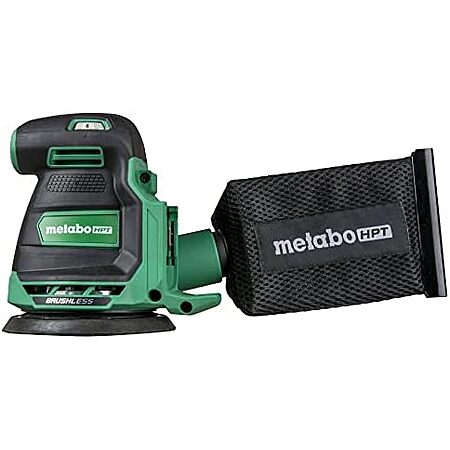 $79 | Metabo HPT 18V Cordless 5-Inch Random Orbital Sander, Body Only, SV1813DAQ4 at Amazon