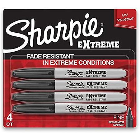 [SnS] $2.09* | 4-Ct Sharpie Extreme Fine Tip Permanent Markers (Black) at Amazon