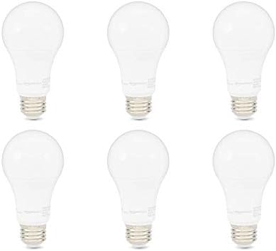 [SnS] $9.97* | 6-Pack Amazon Basics 100W Equivalent Dimmable A19 15W LED Light Bulbs at Amazon