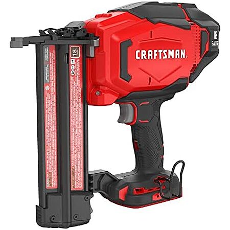 $99 | CRAFTSMAN V20 Brad Nailer, 18GA, Cordless, Bare Tool Only (CMCN618B) + 10% Back w/ Prime Visa Card at Amazon