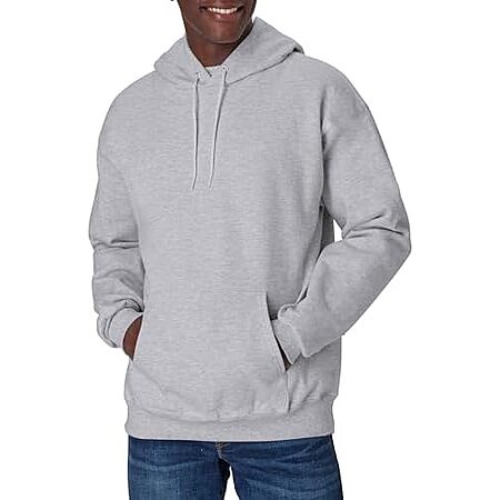 Hanes Men's Ultimate Heavyweight Fleece Hoodie Sweatshirt (Light Steel) $10.75 
