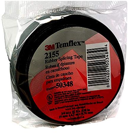 $3.98* | 3M Temflex Rubber Splicing Tape 2155, 3/4 in x 22 ft, Black at Amazon