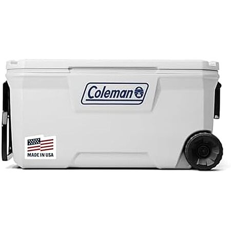 $95.99* | 100-Qt Coleman Marine Cooler w/ Fully Insulated UV Guard Lid & Wheels at Amazon