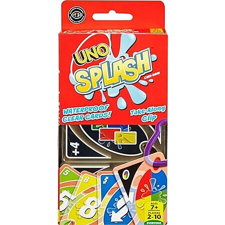 $5.63* | Mattel Uno Splash Waterproof Card Game at Amazon
