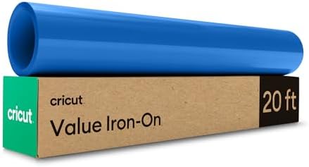 $11.50 | Cricut® Value Iron-On, Blue (12 in x 20 ft)- HTV Heat Transfer Vinyl at Amazon