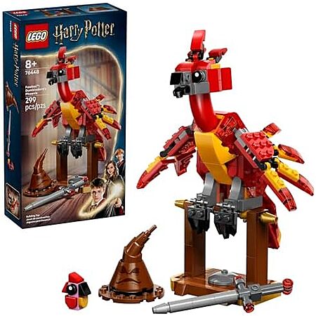 $18.99 | 299-Piece LEGO Harry Potter - Fawkes: Dumbledore's Phoenix (76448, 2025) at Amazon