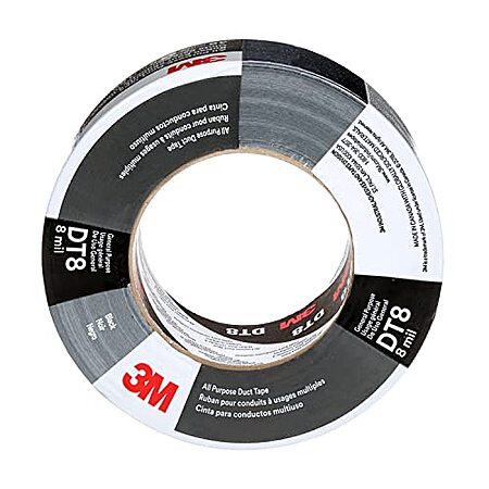 $6.56 | 3M DT8 Industrial Strength Multi-Use Duct Tape, Black, 1.88in x 60 yd x 8 mil Thickness at Amazon