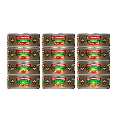 Select Accts: 12-Pk 5-Oz Genova Yellowfin Tuna in Olive Oil $18.55 w/ S&S