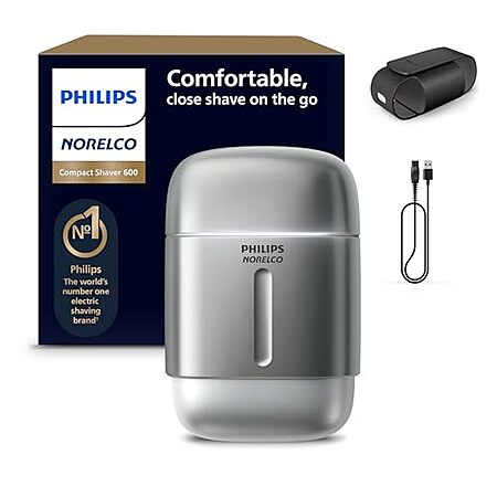 $79.96 | Philips Norelco Shaver 600 Series - Compact Electric Shaver, Model S693/94 at Amazon